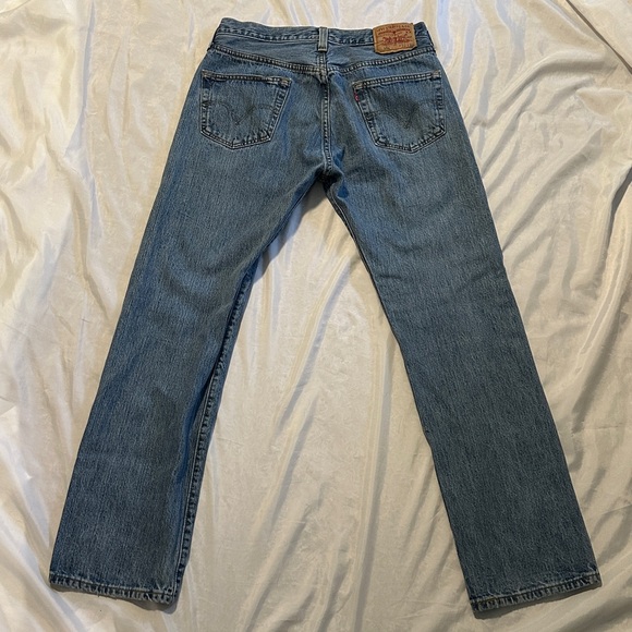 Levi’s 501 Straight Leg Button Fly Jeans 33x32 - Picture 6 of 8